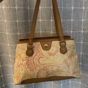 Vintage 🤩Etienne Aigner Floral Woven Tapestry Paisley Shoulder Bag - Boho Chic